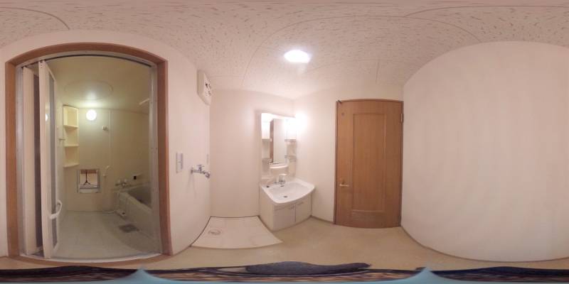 パノラマ画像洗面所