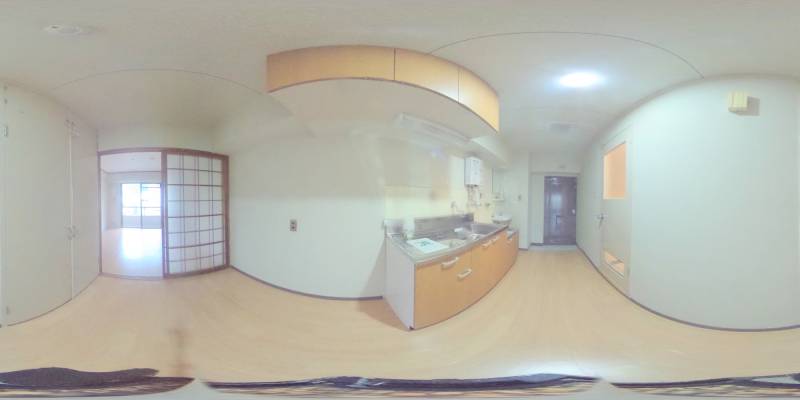 パノラマ画像キッチン