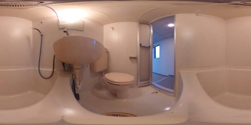 パノラマ画像バスルーム