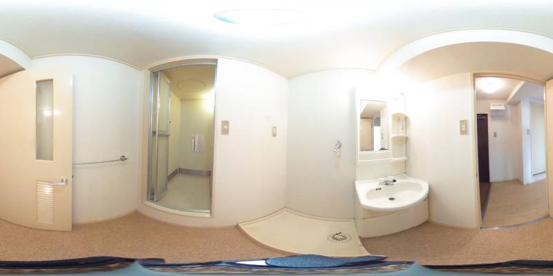 パノラマ画像洗面所