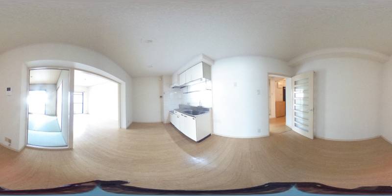 パノラマ画像キッチン