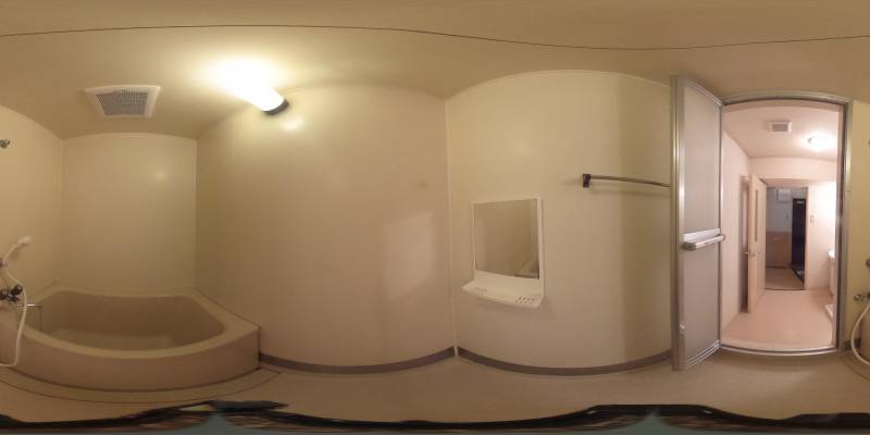パノラマ画像バスルーム