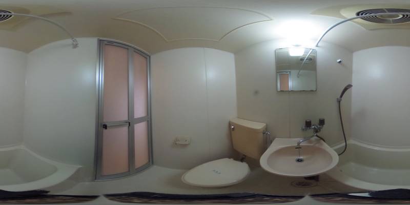 パノラマ画像バスルーム