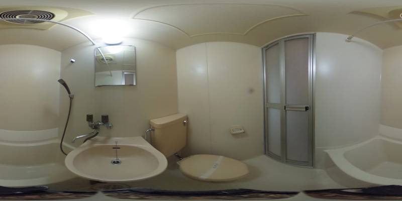 パノラマ画像バスルーム