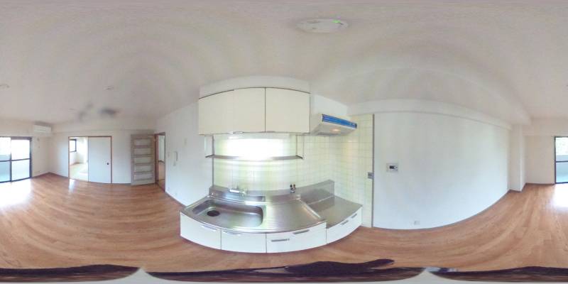 パノラマ画像キッチン