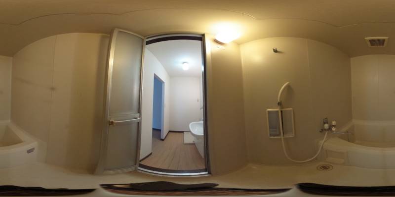 パノラマ画像バスルーム