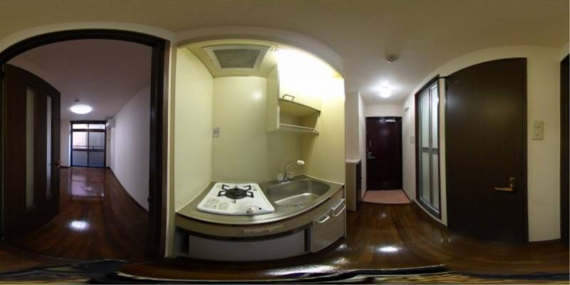 パノラマ画像キッチン