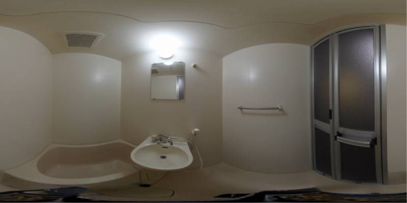 パノラマ画像バスルーム