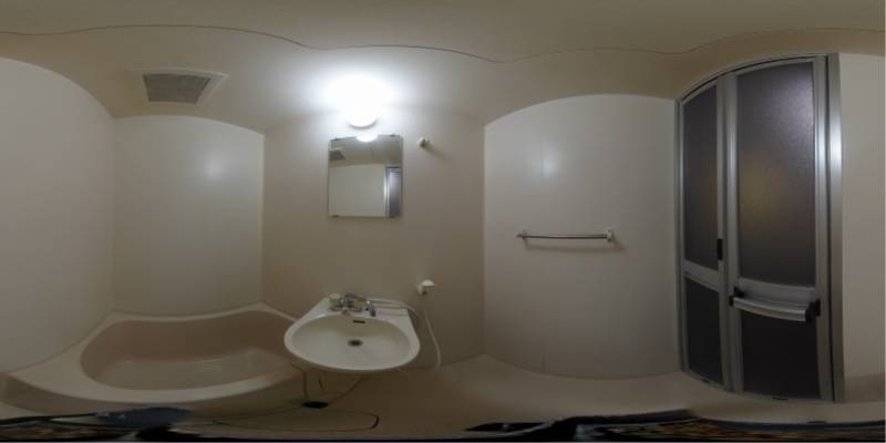 パノラマ画像洗面所