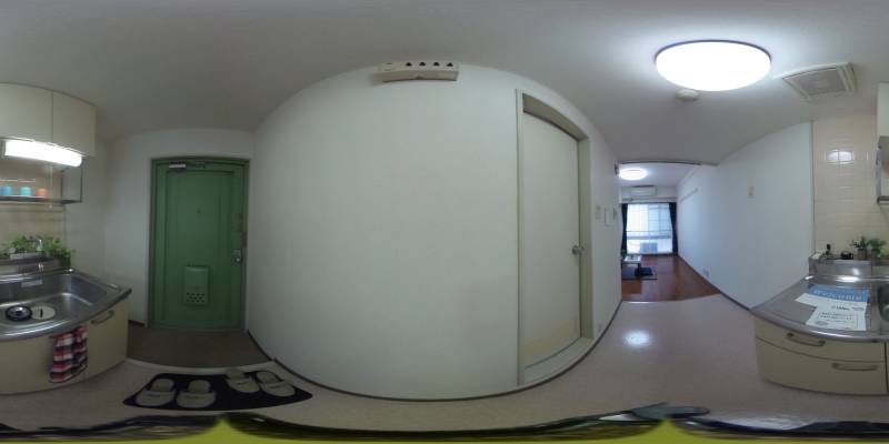 パノラマ画像キッチン