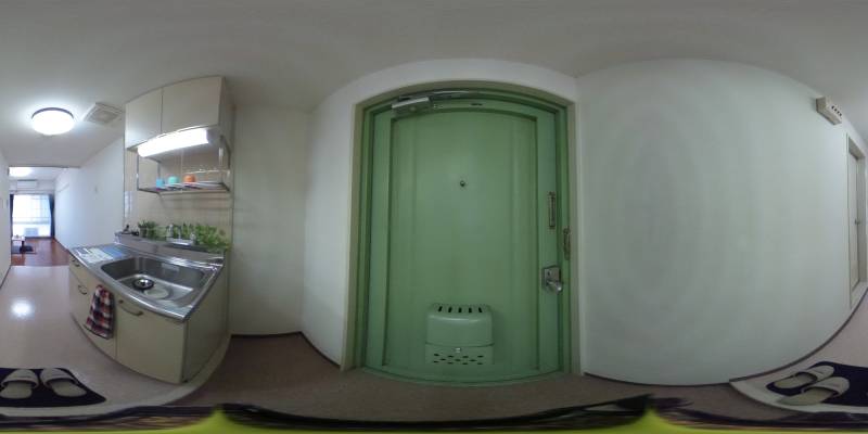パノラマ画像玄関