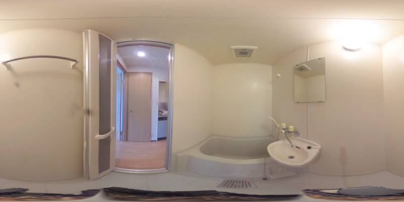 パノラマ画像バスルーム