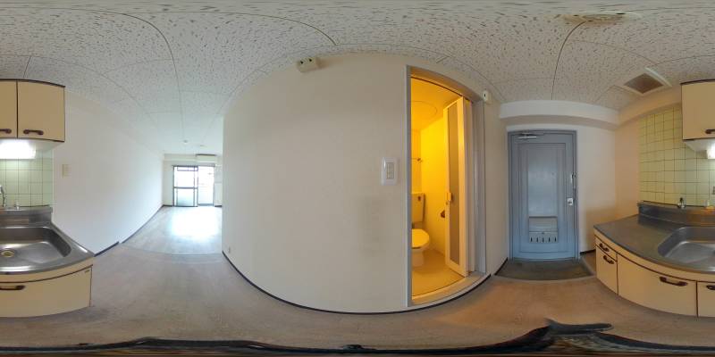 パノラマ画像キッチン