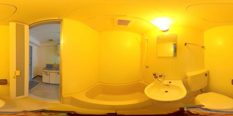 パノラマ画像バスルーム