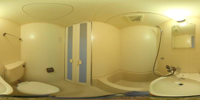 パノラマ画像バスルーム