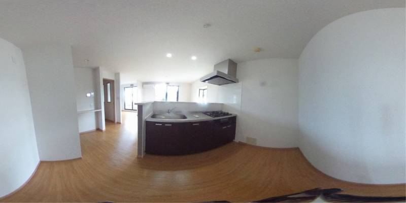 パノラマ画像キッチン