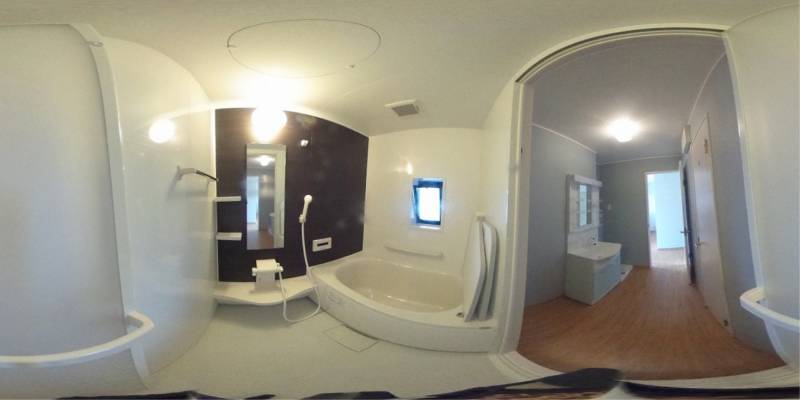 パノラマ画像バスルーム