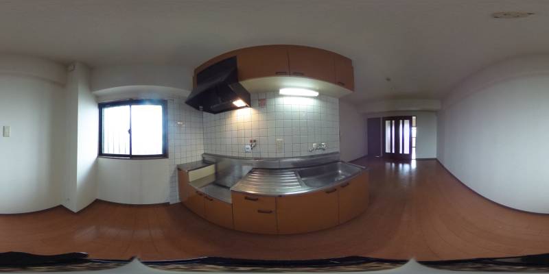 パノラマ画像キッチン