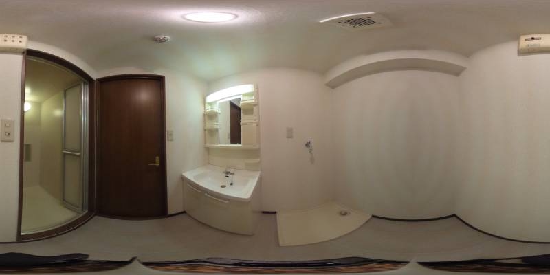 パノラマ画像洗面所
