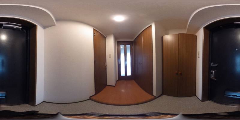 パノラマ画像玄関