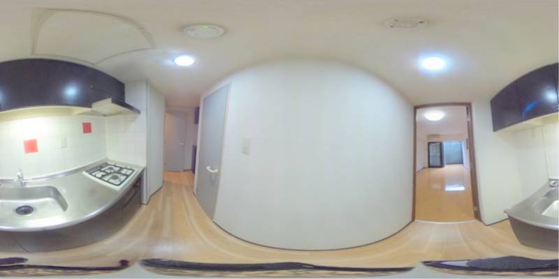 パノラマ画像キッチン