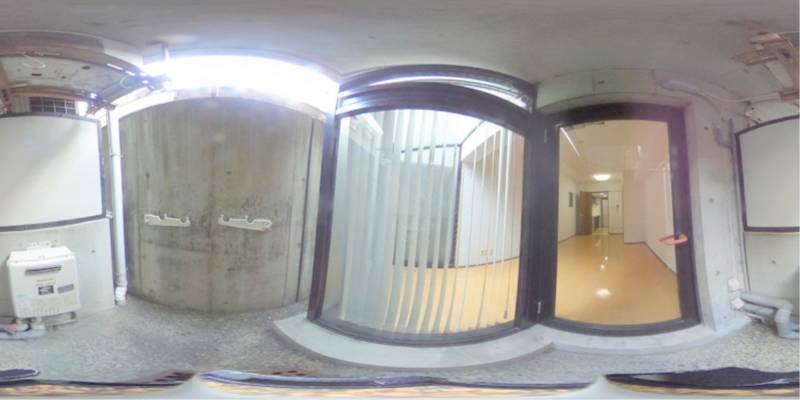 パノラマ画像バルコニー