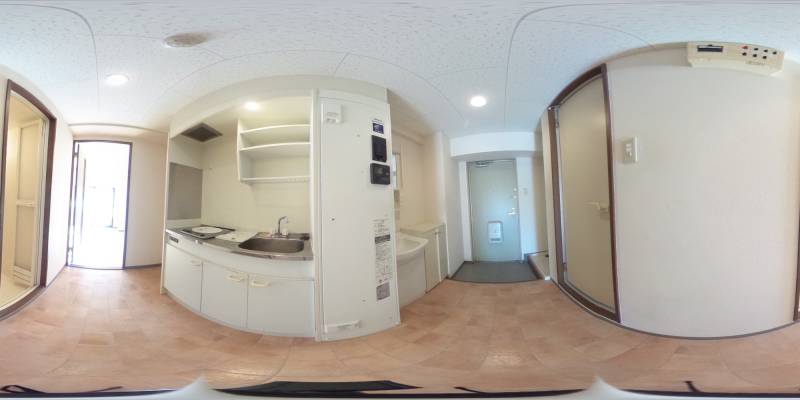 パノラマ画像キッチン