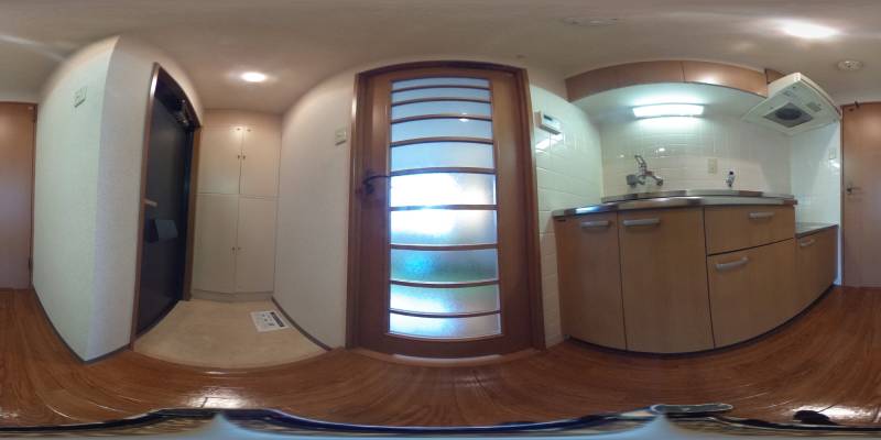 パノラマ画像キッチン