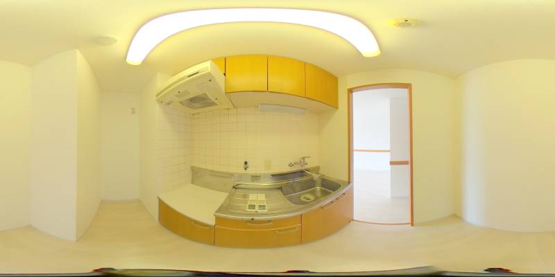 パノラマ画像キッチン