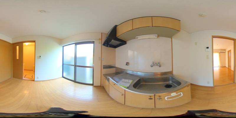 パノラマ画像キッチン