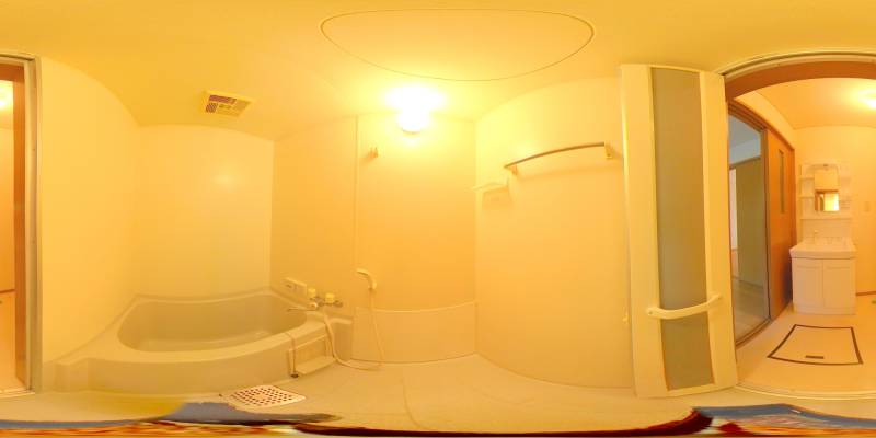 パノラマ画像バスルーム