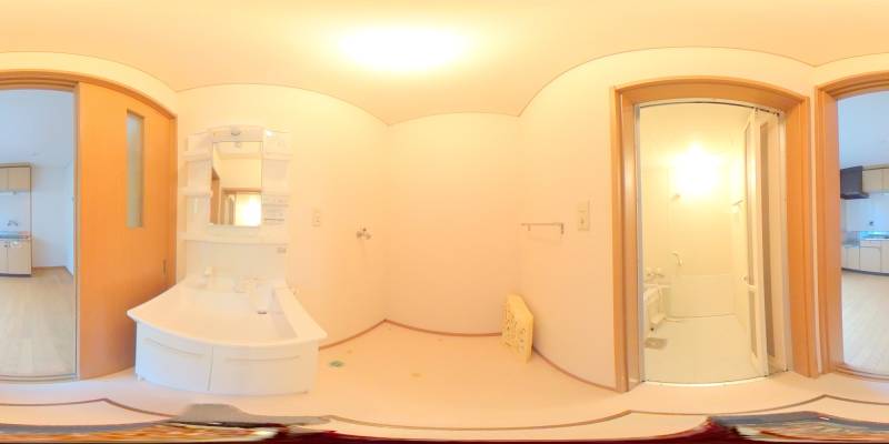 パノラマ画像洗面所