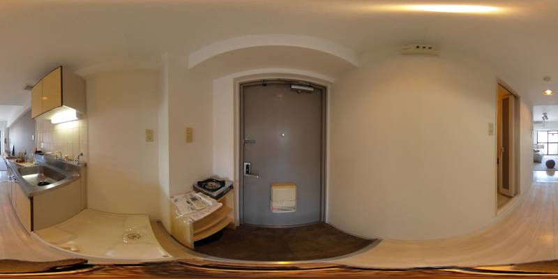 パノラマ画像玄関