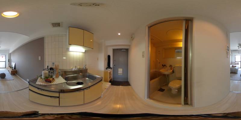 パノラマ画像キッチン