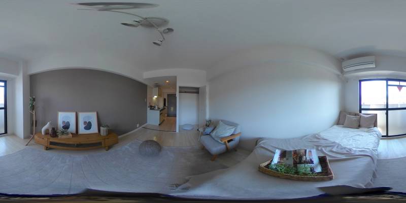 パノラマ画像洋室