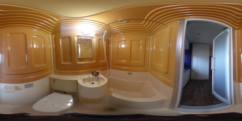 パノラマ画像バスルーム