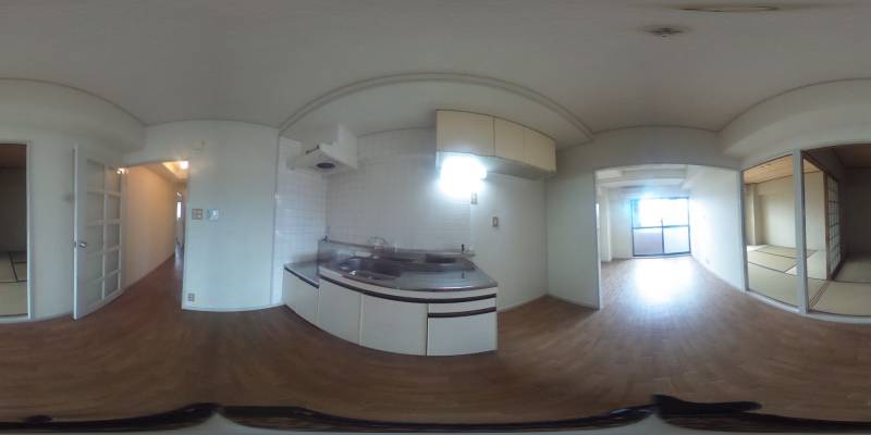 パノラマ画像キッチン