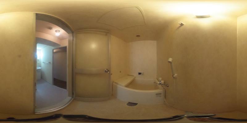 パノラマ画像バスルーム