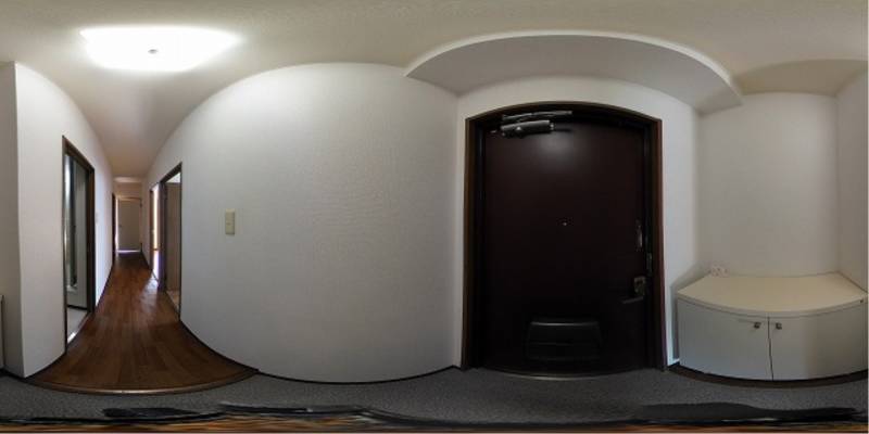 パノラマ画像玄関