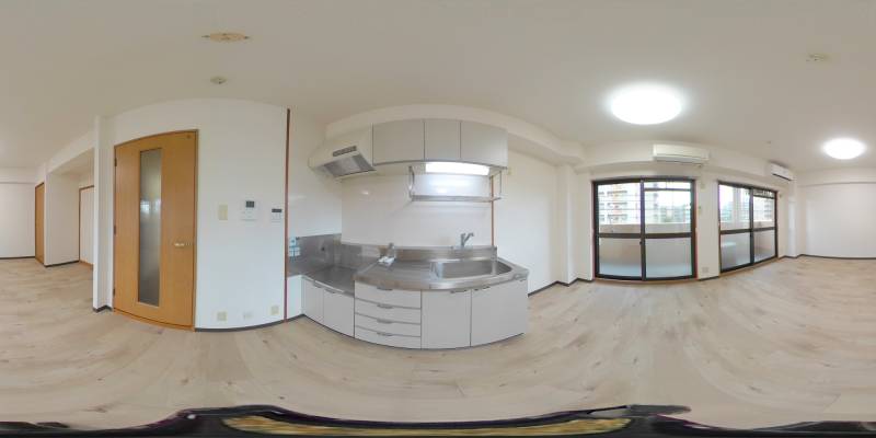 パノラマ画像キッチン