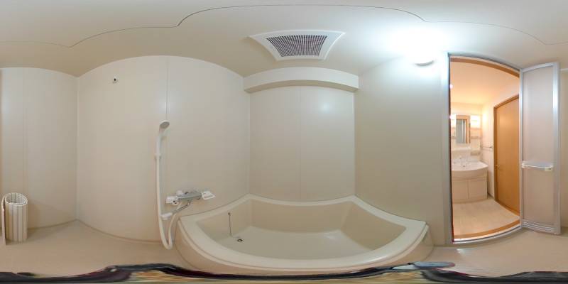 パノラマ画像バスルーム