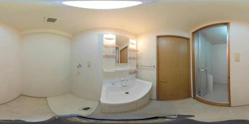 パノラマ画像洗面所