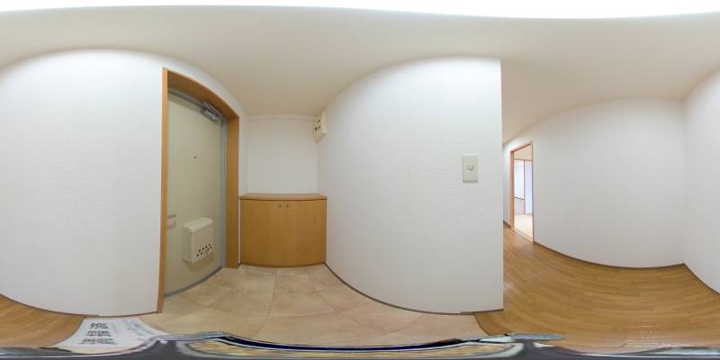 パノラマ画像玄関