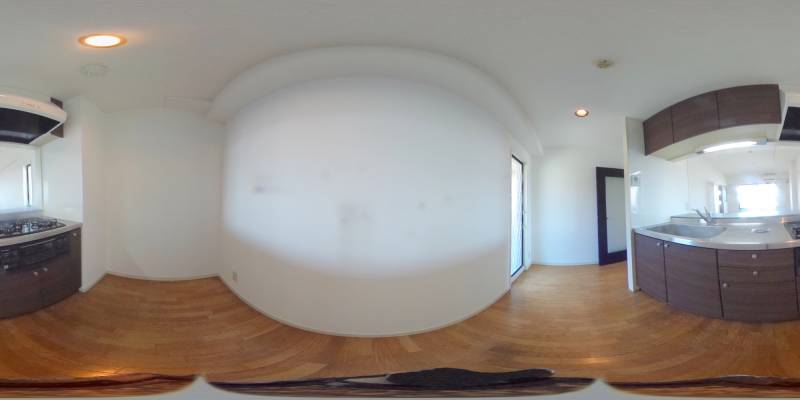 パノラマ画像キッチン