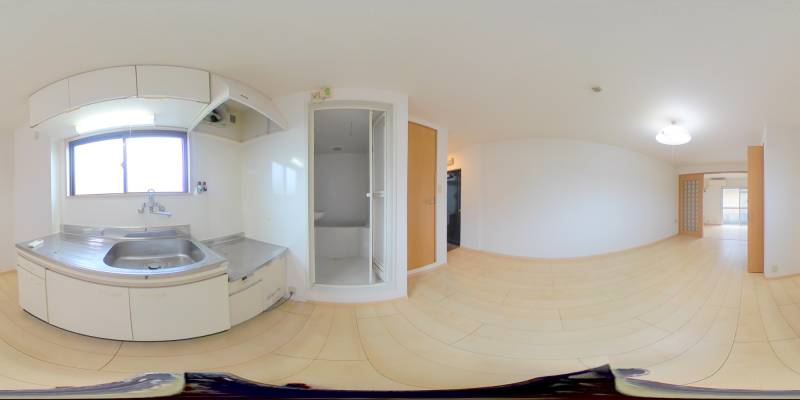 パノラマ画像キッチン