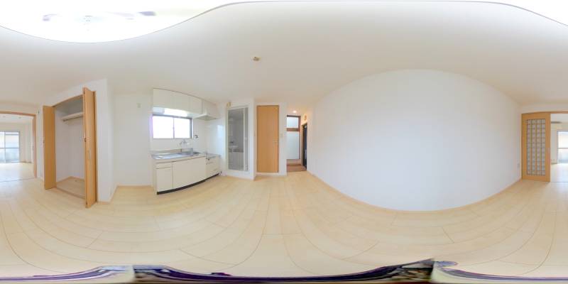 パノラマ画像リビング