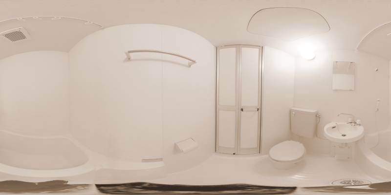 パノラマ画像バスルーム