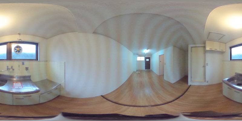 パノラマ画像キッチン