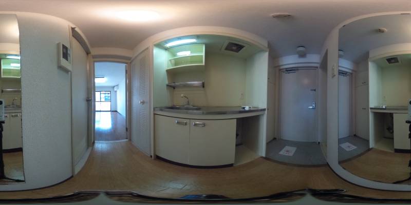 パノラマ画像キッチン
