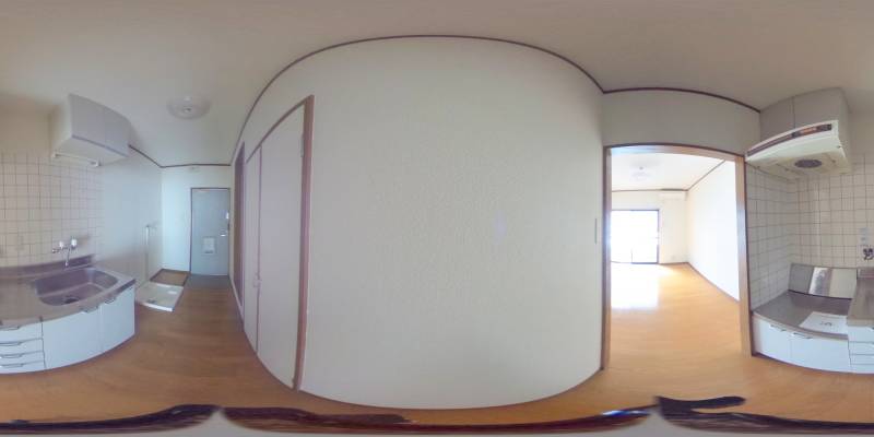 パノラマ画像キッチン